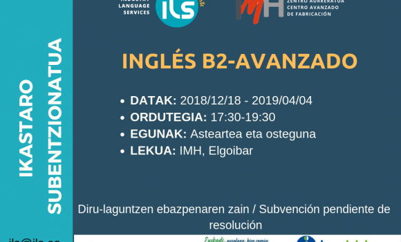 CURSO GRATUITO- INGLÉS B2 CURSO GRATUITO- INGLÉS B2